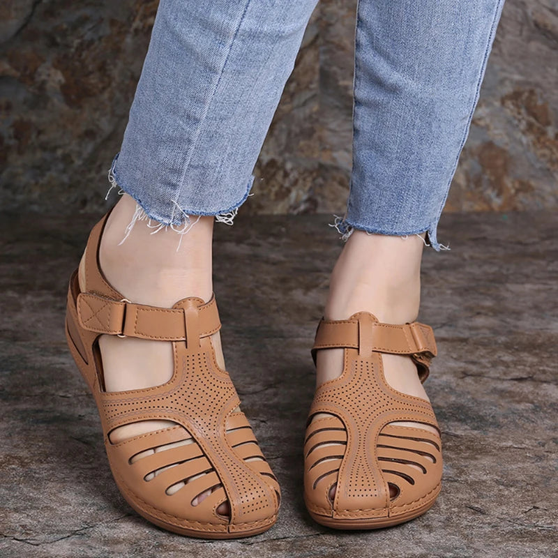 Vintage Wedge Sandals