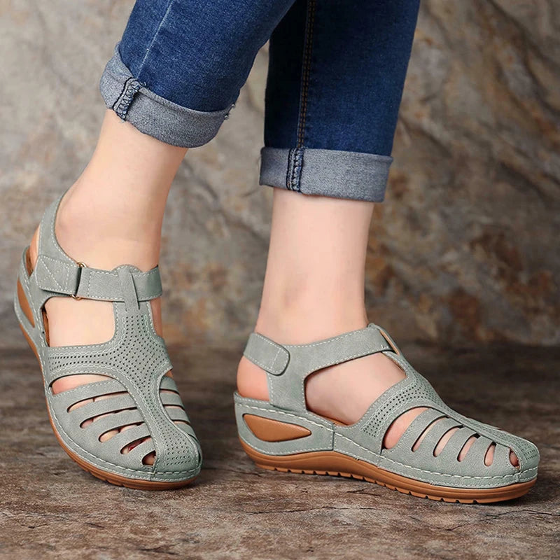 Vintage Wedge Sandals