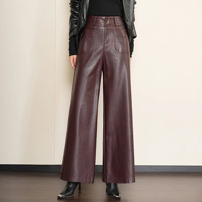 Elegance Leather Trousers