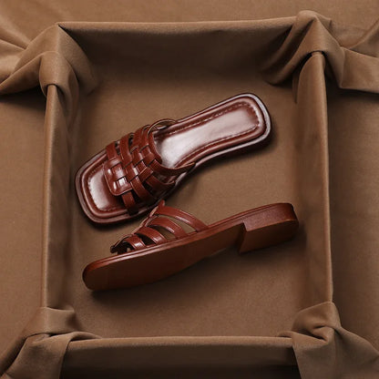 Summer Aqua Slippers