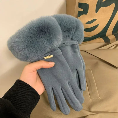 Plush Velvet Gloves