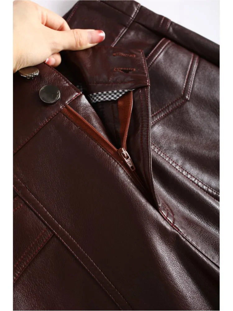 Elegance Leather Trousers