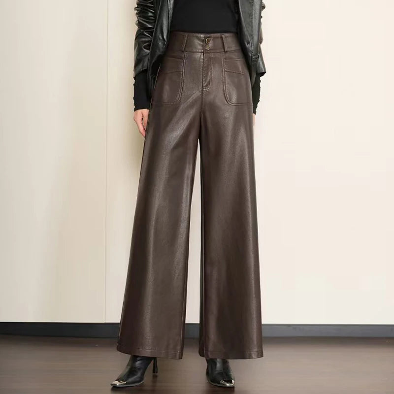 Elegance Leather Trousers
