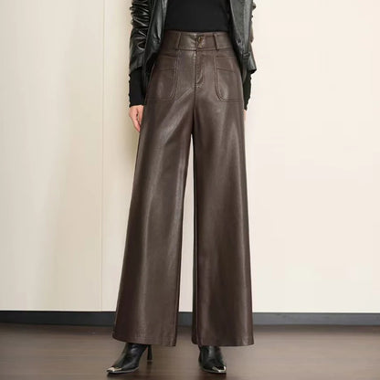 Elegance Leather Trousers