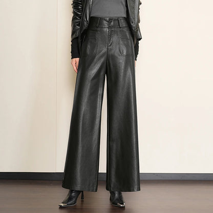 Elegance Leather Trousers